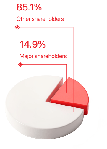 Major and minor shareholders