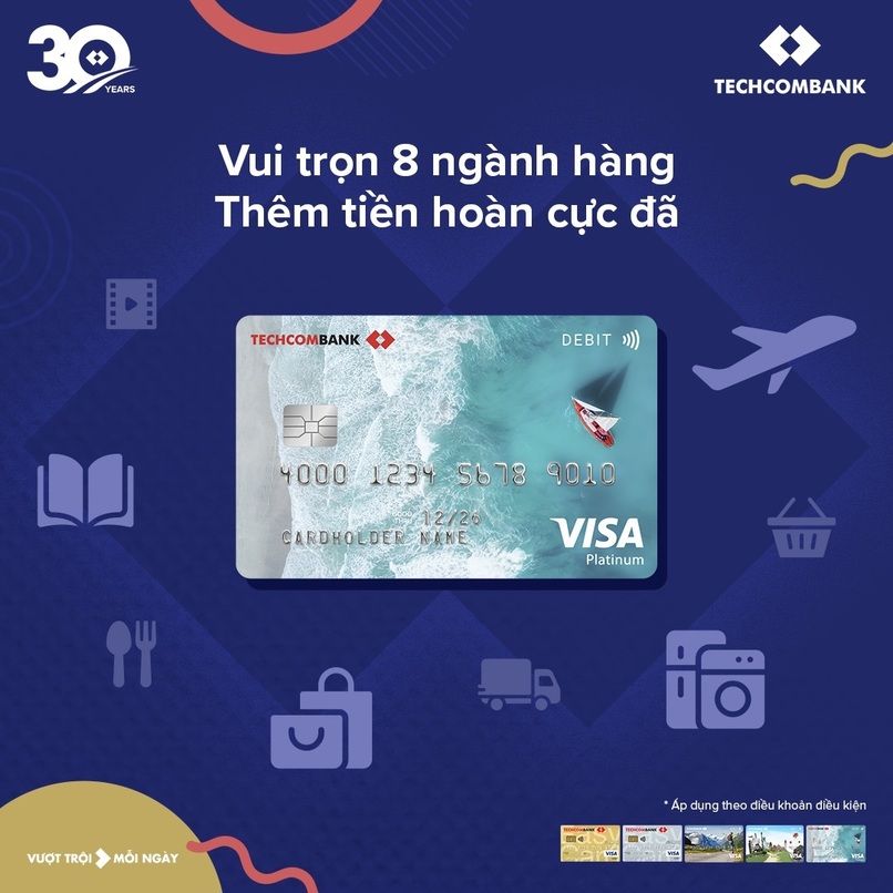 Thẻ ATM Techcombank