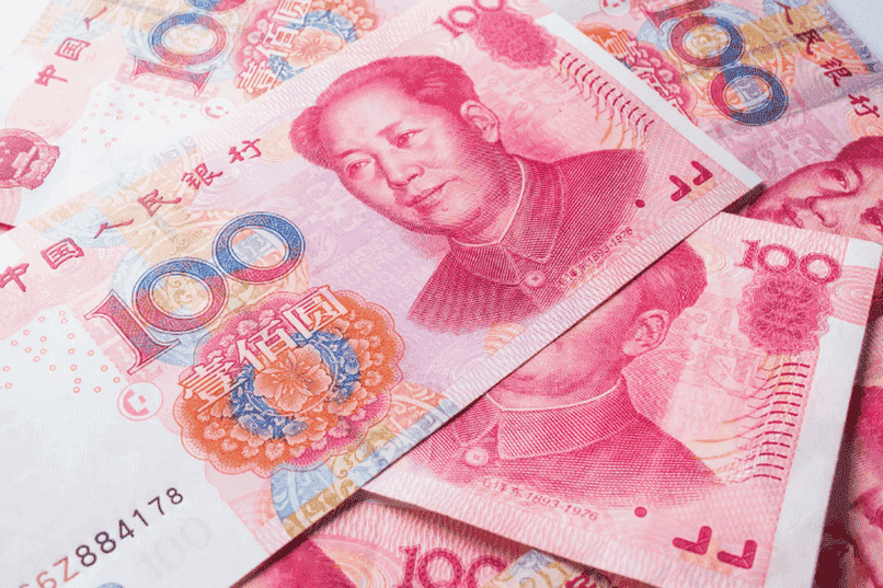 Tờ 100 Nhân dân tệ, mệnh giá phổ biến trong lưu thông và giao dịch quốc tế giữa Trung Quốc và Việt Nam.