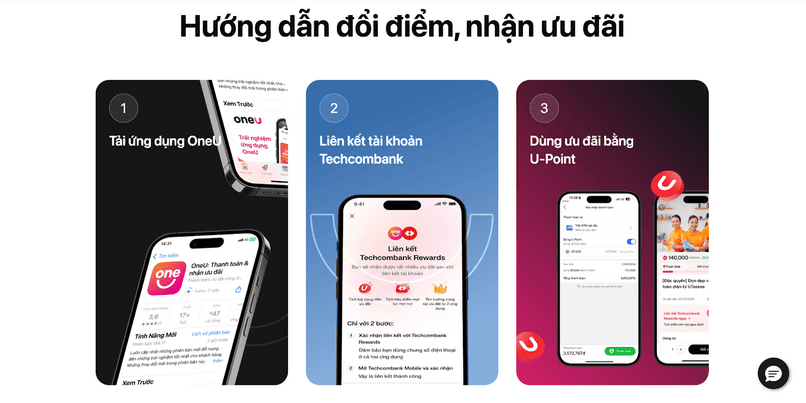 Đổi điểm U Point lấy voucher Pizza 4Ps.