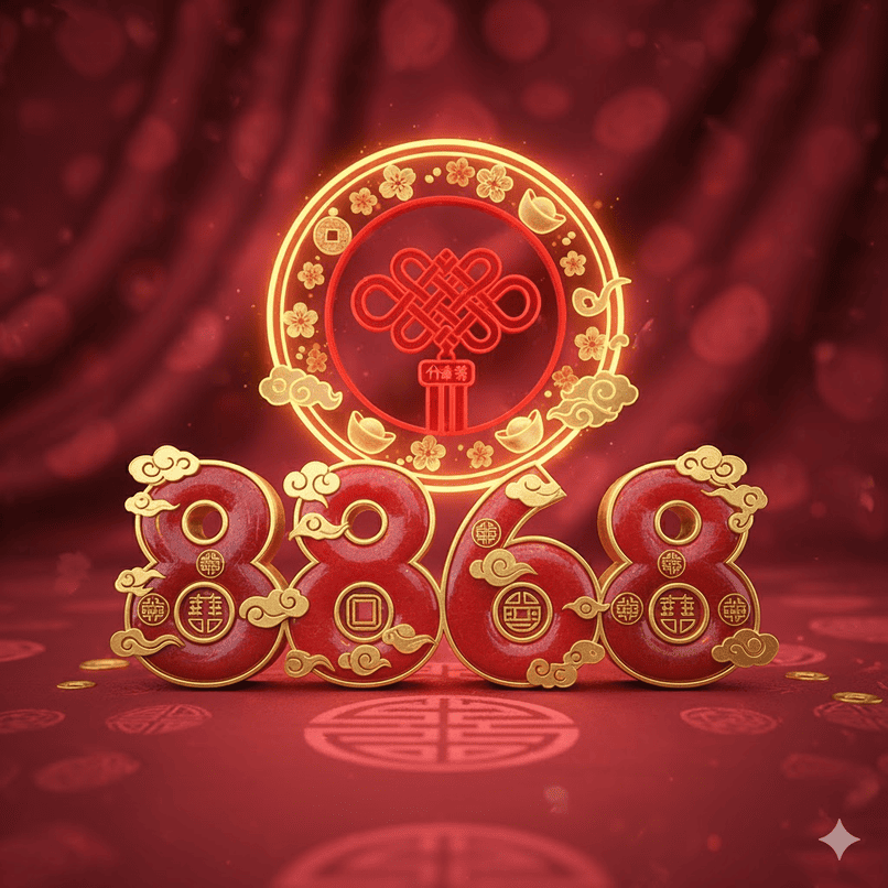 8868 Là dãy số mang năng lượng may mắn, tài lộc dồi dào.