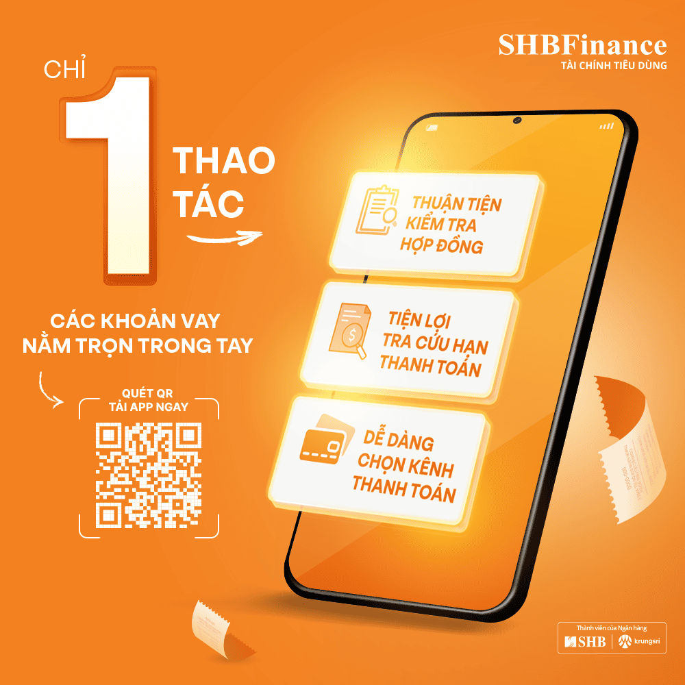 Vay tiền nhanh, thủ tục gọn trên app SHBFinace.