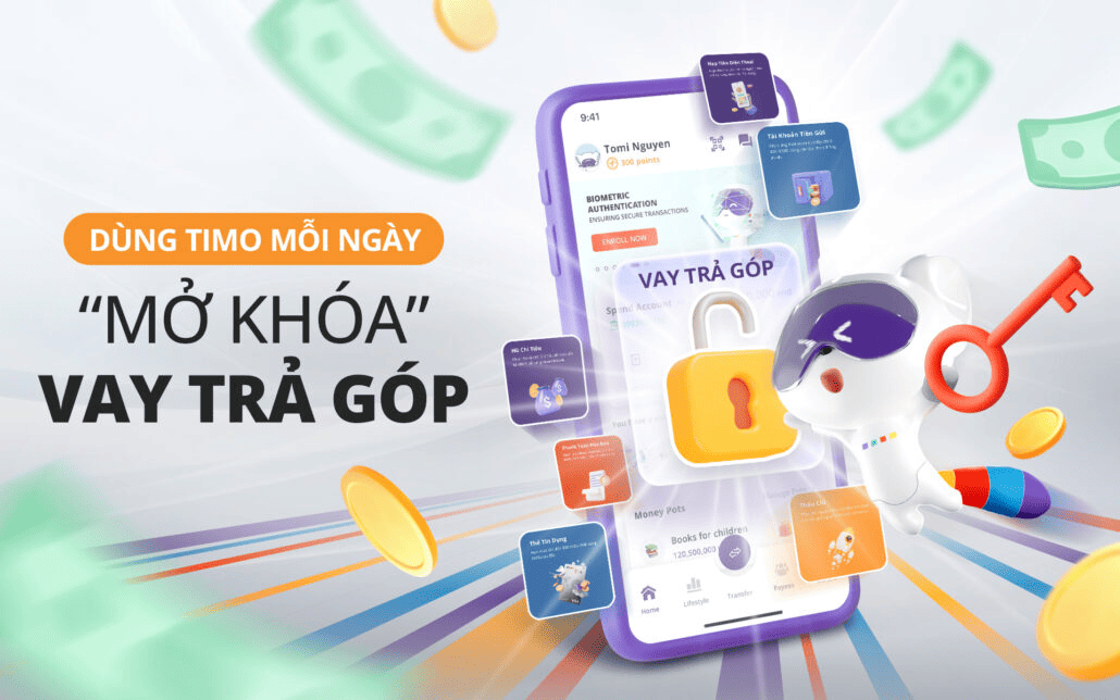 App vay tiền nhanh Timo.