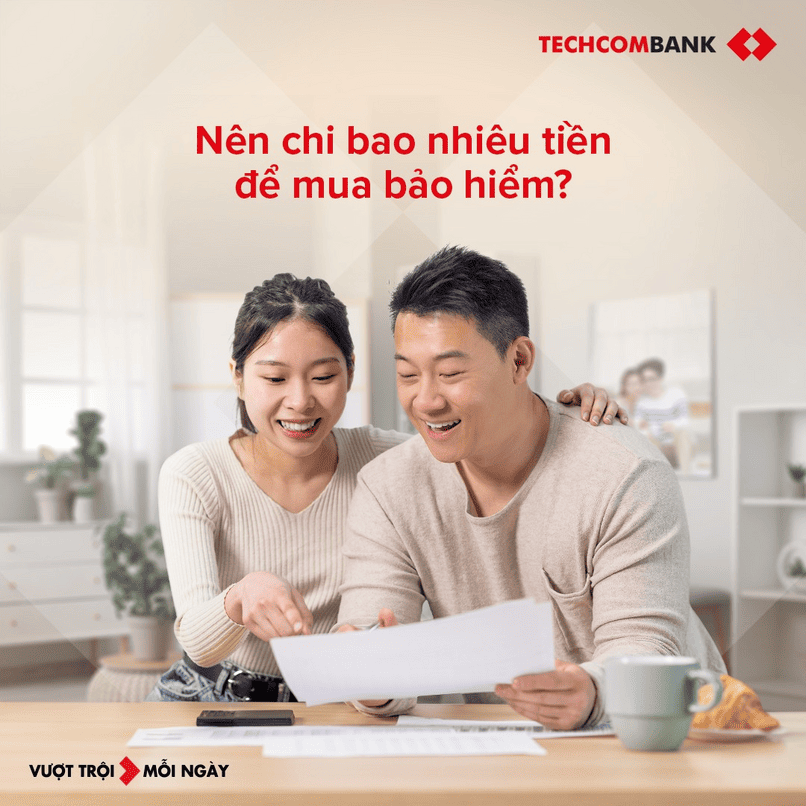 Bạn có thể dành khoảng 10 đến 15 phần trăm thu nhập hàng tháng để mua bảo hiểm nhân thọ.