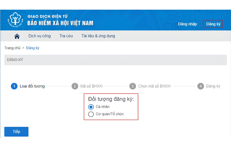 Hướng dẫn đăng ký giao dịch điện tử BHXH trên Cổng giao dịch điện tử BHXH Việt Nam. 

