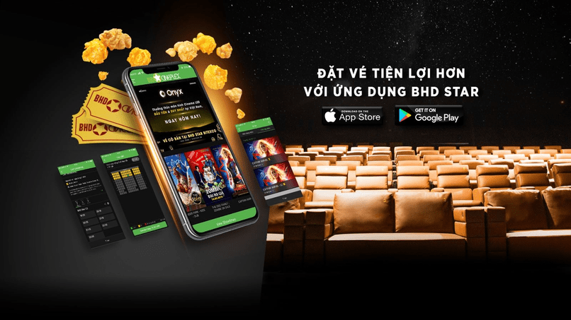 Đặt vé trên app BHD