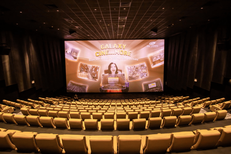 Không gian trong rạp Galaxy Cinema.