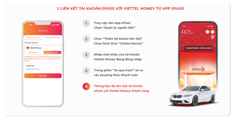 Liên kết Viettel Money với ePass.