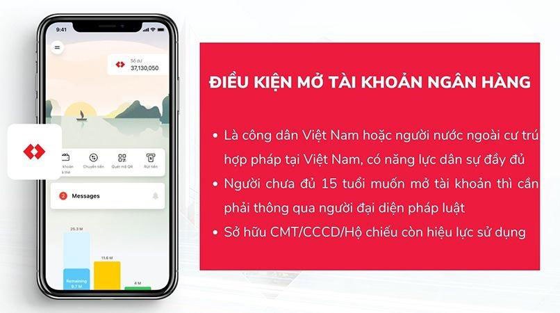 Khách hàng muốn mở tài khoản cần đáp ứng đủ các điều kiện về độ tuổi, quốc tịch và giấy tờ xác minh danh tính.