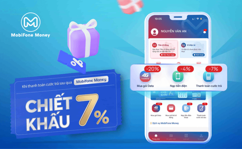 Nhận nhiều ưu đãi khi nạp thẻ điện thoại qua MobiFone Money.