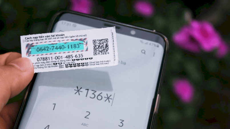 Hướng dẫn nạp thẻ bằng mã cào Viettel. 