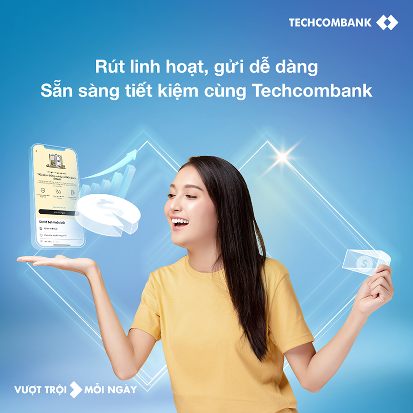 Tiền gửi rút gốc linh hoạt phù hợp cho những ai muốn tìm kiếm giải pháp tiền gửi linh hoạt, thuận tiện.