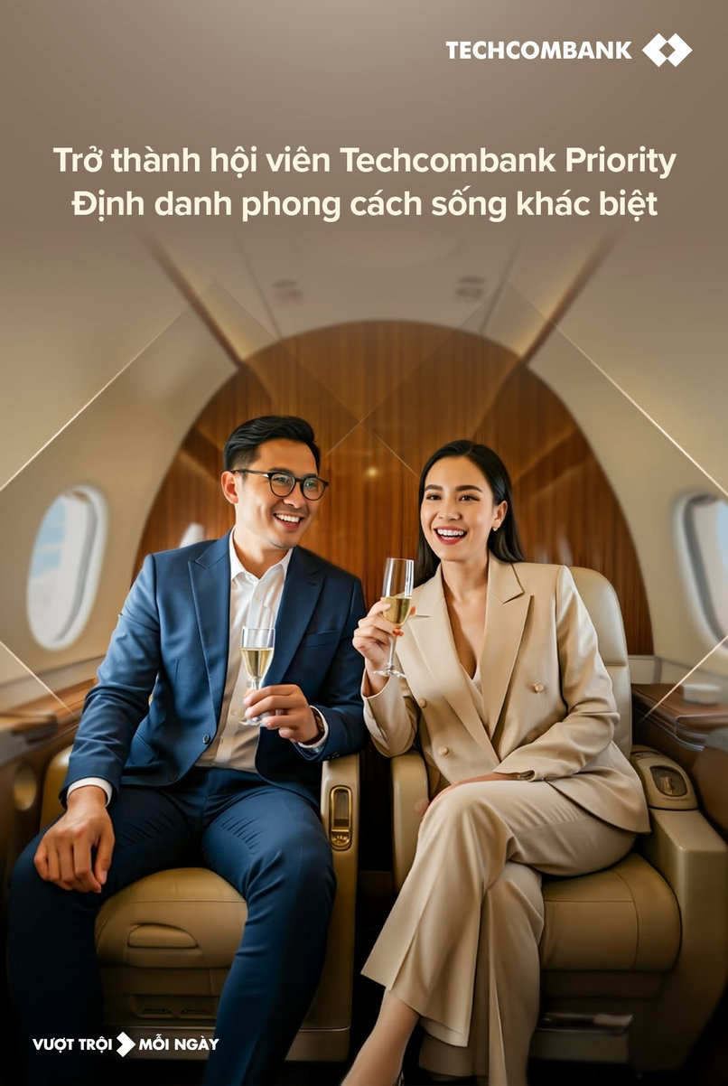 Khách hàng gia nhập Techcombank Priority để định danh phong cách sống khác biệt. 