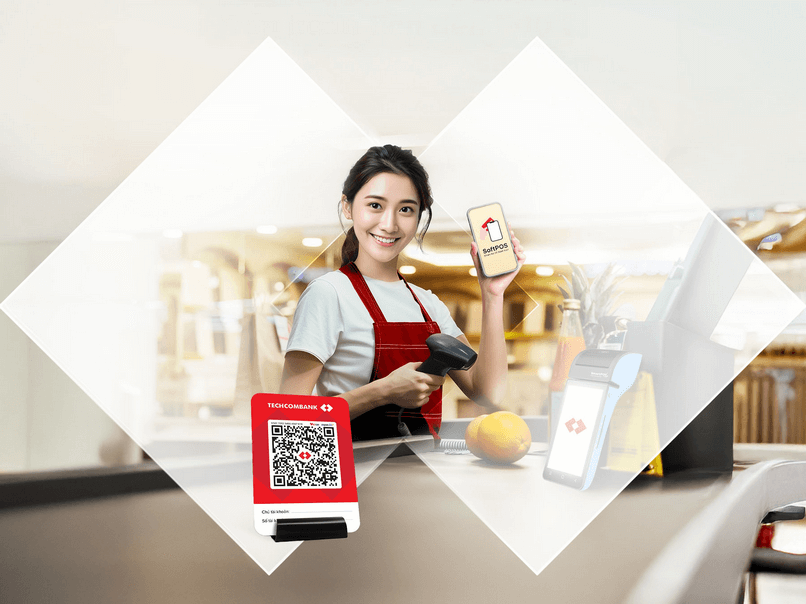 Techcombank mang đến loạt giải pháp tài chính số giúp tiểu thương dễ dàng thích nghi các chính sách mới của Nhà nước.