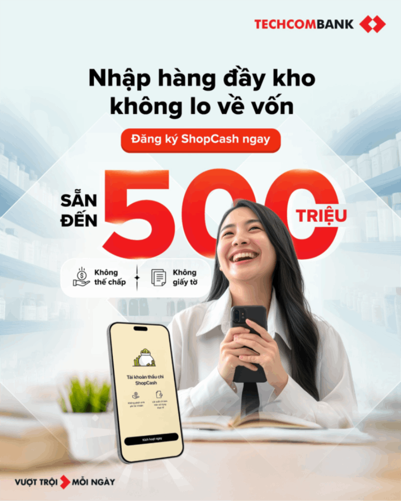 Vốn vững vàng, lãi nhẹ nhàng cho chủ shop kinh doanh.