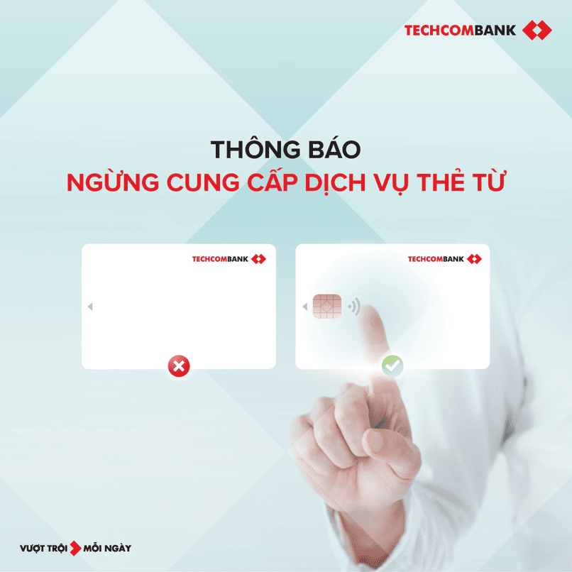 Nhiều ngân hàng đã ngừng cung cấp dịch vụ thẻ từ kể từ đầu năm 2025.