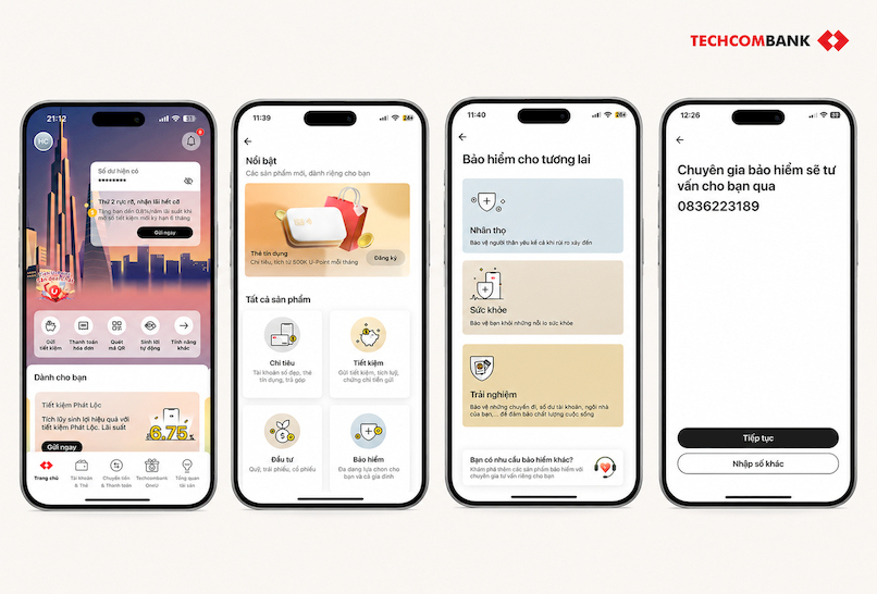 Liên hệ với chuyên gia của Techcombank để được tư vấn miễn phí 1 vs 1.