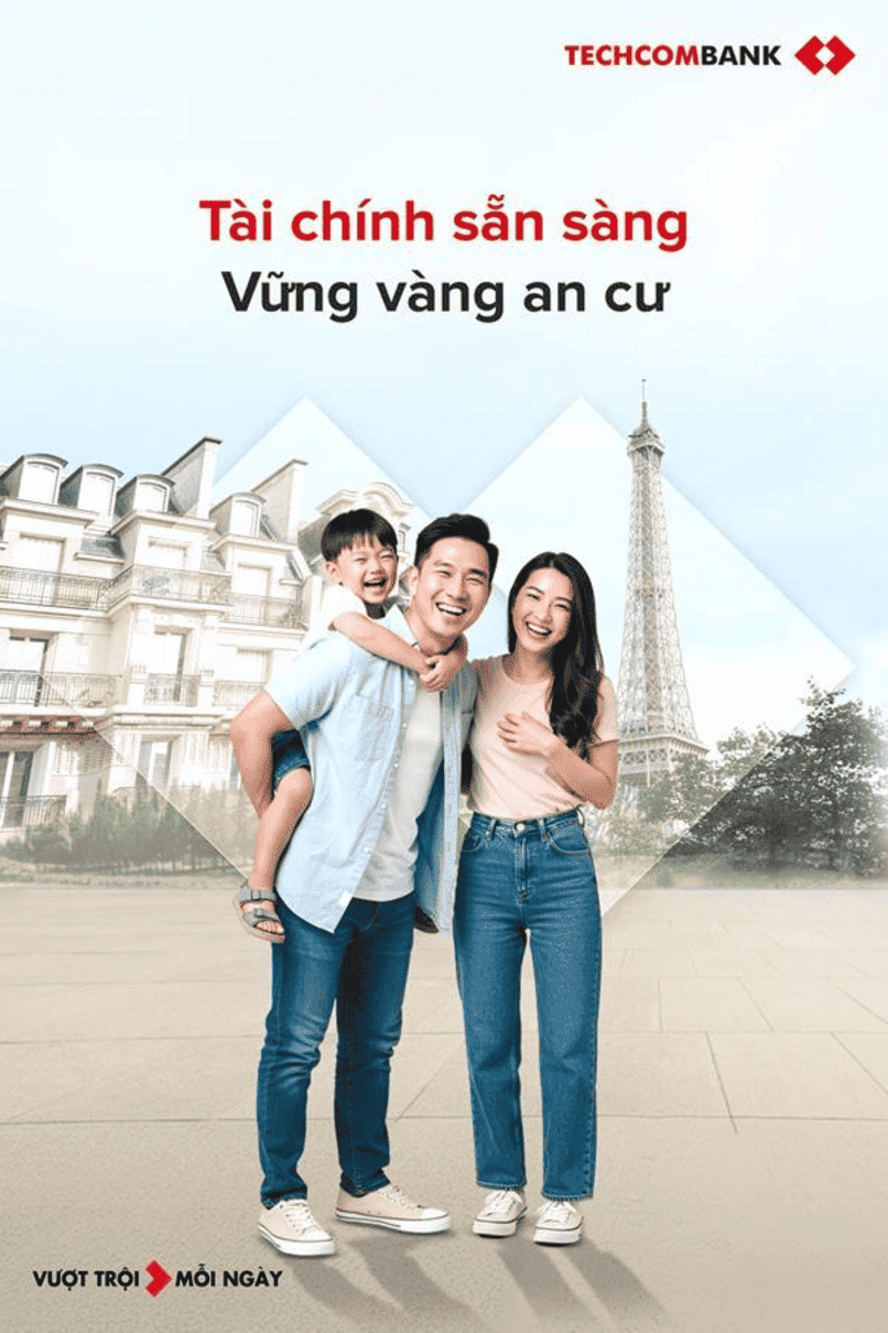 Sẵn sàng an cư tại vùng đất mới với sự hỗ trợ từ Techcombank.