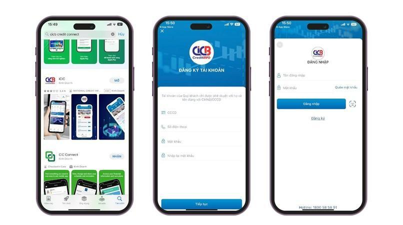 CIC là gì Tra cứu điểm tín dụng CIC cá nhân qua ứng dụng CIC Connect.