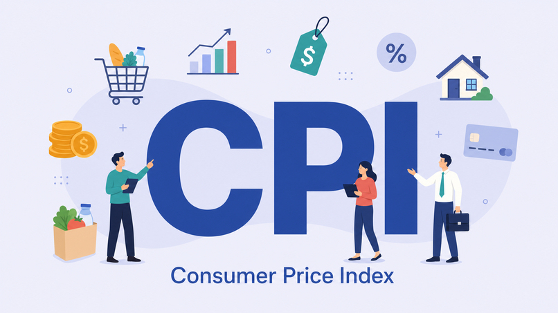 Chỉ số giá tiêu dùng CPI đo lường mức độ biến động giá cả của giỏ hàng hóa và dịch vụ.