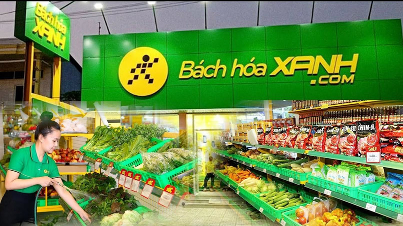 Cửa hàng Bách Hóa Xanh. 

