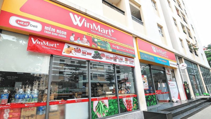 Cửa hàng tiện lợi Winmart.