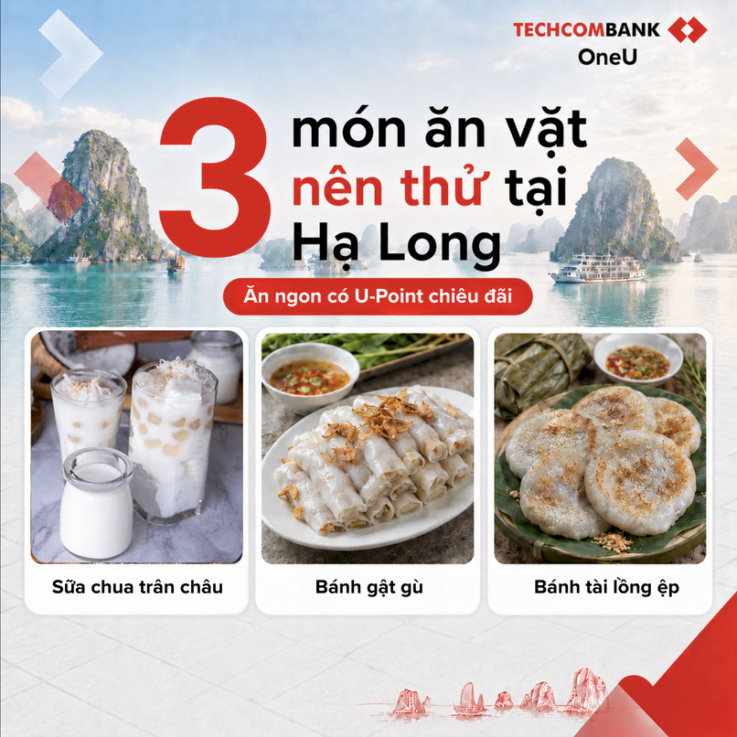 Các món ăn vặt hấp dẫn tại Hạ Long.