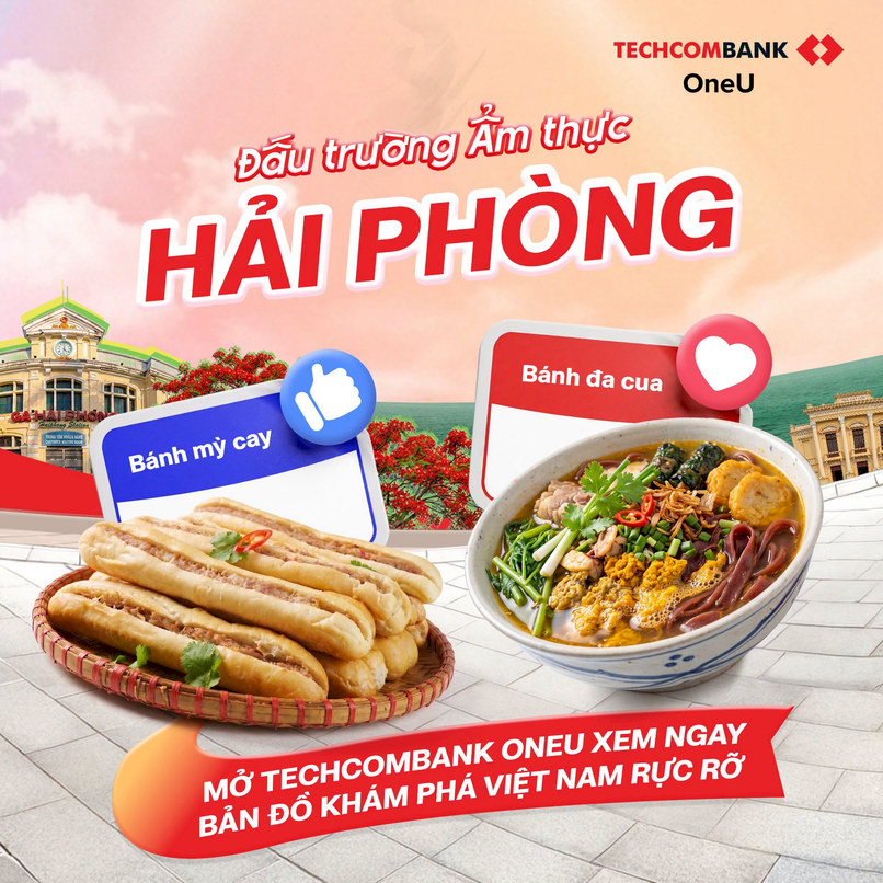 Mở Techcombank OneU để xem ngay bản đồ khám phá Việt Nam.