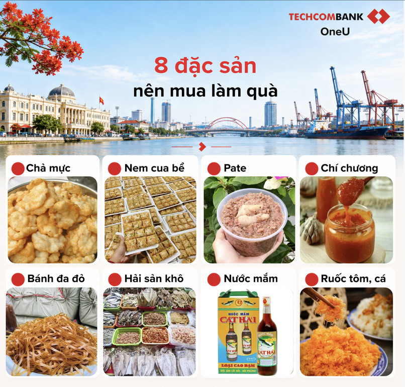 8 đặc sản Hải Phòng nên mua về làm quà. 
