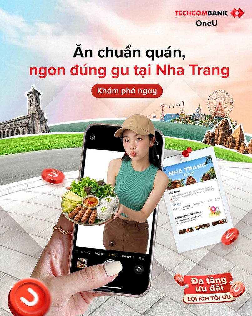 Khám phá Nha Trang với Techcombank OneU.