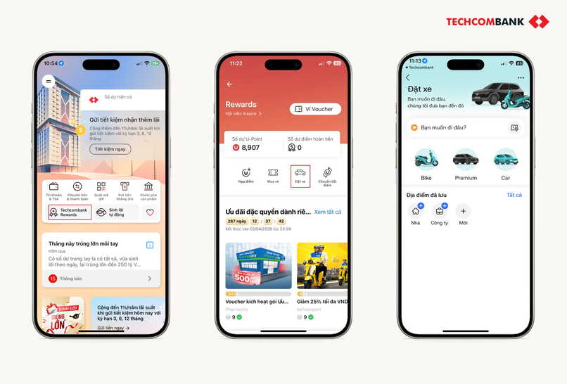Đặt xe siêu tiết kiệm với điểm UPoint