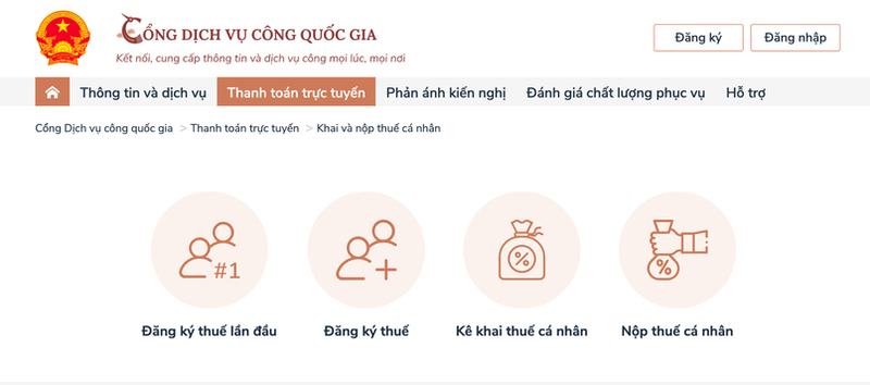 Dịch vụ công thuế điện tử hỗ trợ nhiều nghiệp vụ liên quan đến quản lý và thực hiện nghĩa vụ thuế.  

