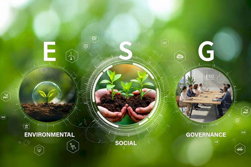 Có 3 trụ cột trong bộ tiêu chuẩn ESG.