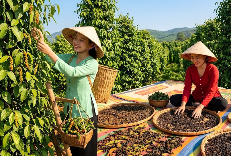 Biến động giá hồ tiêu ảnh hưởng đến thu nhập của người trồng, hoạt động xuất khẩu và hiệu quả kinh doanh của doanh nghiệp trong ngành.