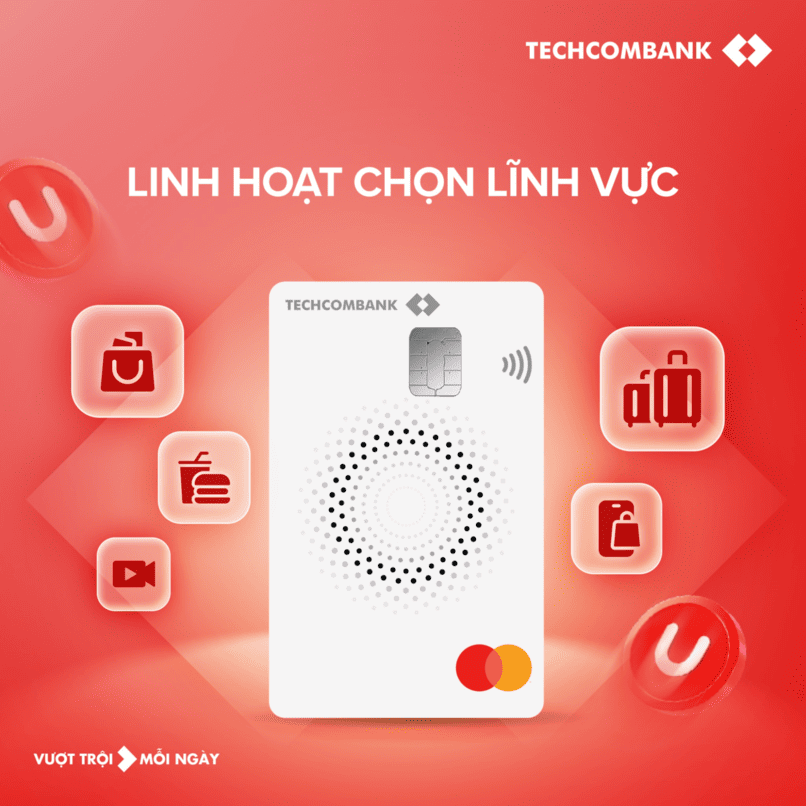 Thẻ tín dụng Techcombank Spark.
