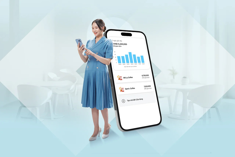 Mở tài khoản thanh toán Techcombank trên Techcombank Mobile.