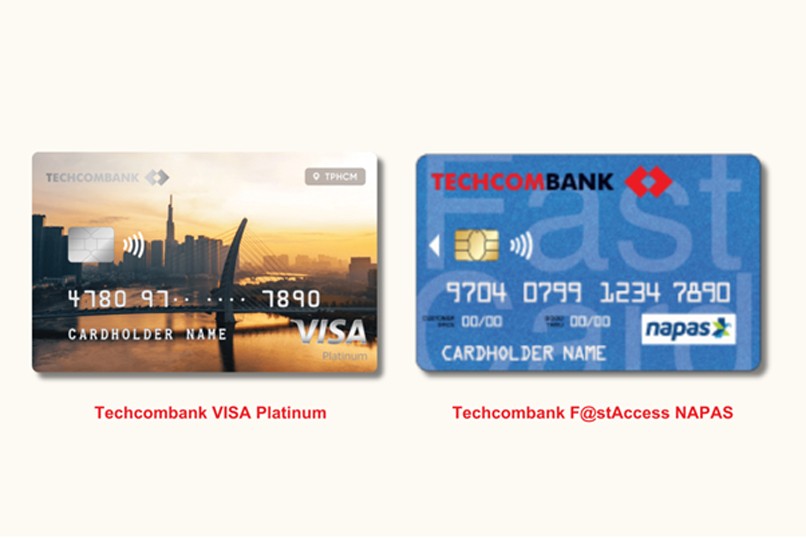 Hai dòng thẻ nổi bật của Techcombank dành cho đối tượng học sinh, sinh viên.