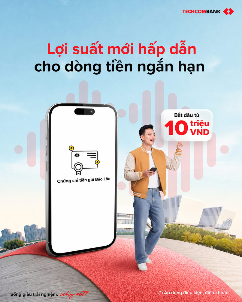 Sinh lợi mỗi ngày với Chứng chỉ tiền gửi Bảo Lộc.