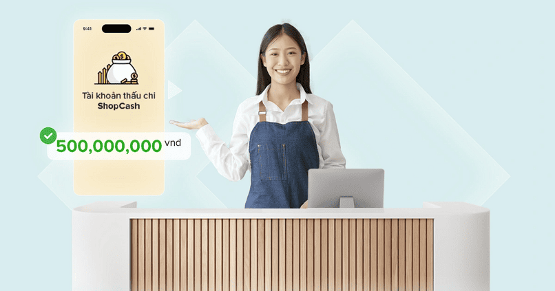 Sản phẩm vay ShopCash giúp chủ hộ kinh doanh vay vốn nhanh chóng, lãi suất tốt.