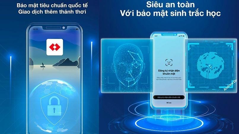 Hệ thống bảo mật an toàn với bảo mật tiêu chuẩn quốc tế của Techcombank giúp khách hàng an tâm khi mở thẻ Visa.