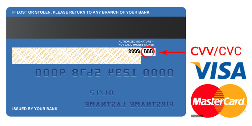 Tuyệt đối không nên để lộ mã CVV trên thẻ ATM.