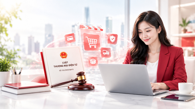 Luật Thương mại điện tử mới nhất chính thức có hiệu lực từ ngày 1 tháng 7 năm 2026