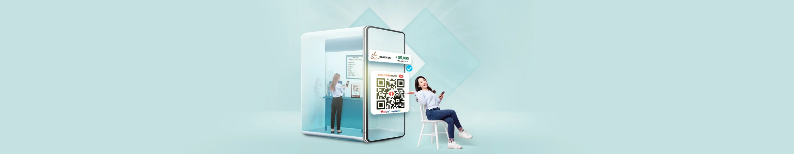 mã qr techcombank