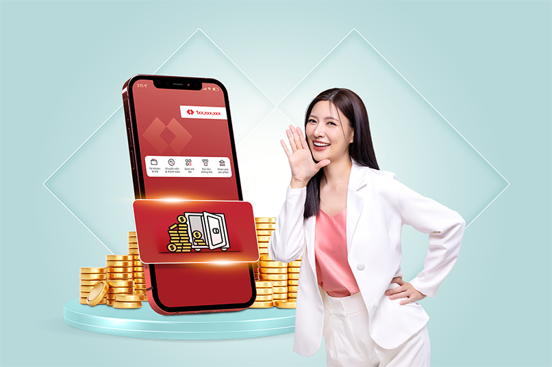 Mở tài khoản tiền gửi bằng Mobile Banking sẽ mang đến cho khách hàng nhiều lợi ích hơn so với mở sổ tiết kiệm tại phòng giao dịch.