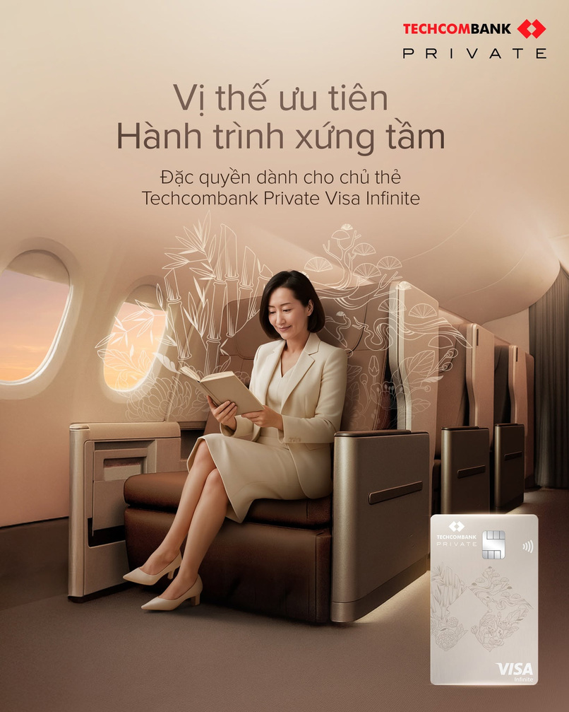 Thẻ tín dụng Techcombank Visa Infinite mang đến nhiều đặc quyền xứng tầm cho khách hàng.