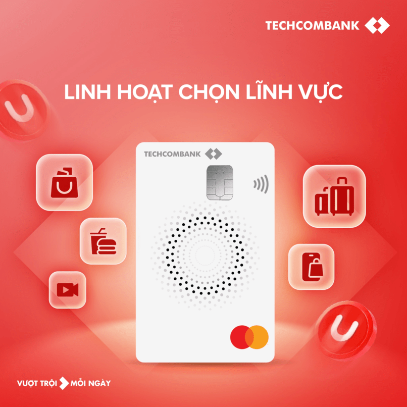 Thẻ tín dụng Techcombank Spark.