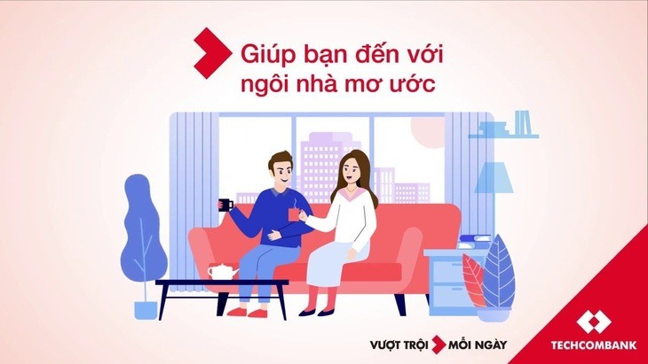 Giải pháp vay mua nhà ở của Techcombank sẽ giúp bạn đến với ngôi nhà mơ ước.