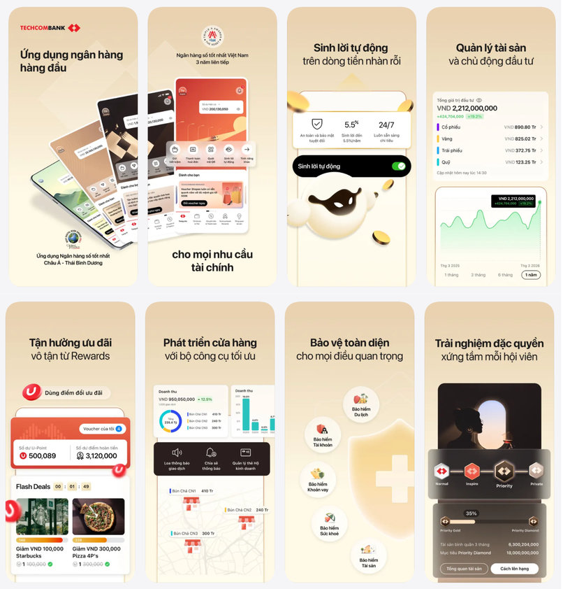 Mô hình One-Stop Shop đã được nhiều ngân hàng tại Việt Nam ứng dụng từ lâu thông qua dịch vụ Mobile Banking. 