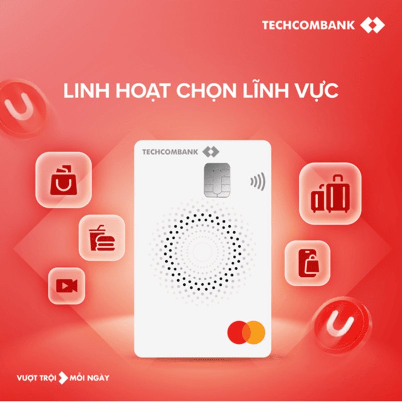 Thẻ tín dụng Techcombank Spark.