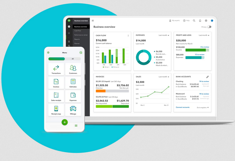 QuickBooks là một phần mềm được thiết kế để giúp doanh nghiệp, đặc biệt là các doanh nghiệp nhỏ quản lý tài chính.